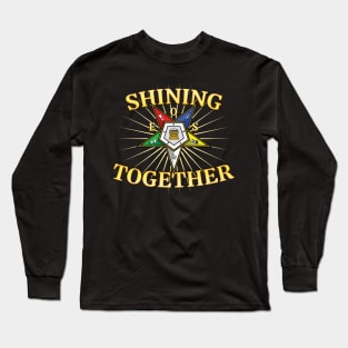 OES Shining Together Order Of The Eastern Star Long Sleeve T-Shirt